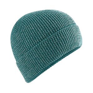 Beechfield Unisex Adult Streetlite Reflective Beanie / Marine Green
